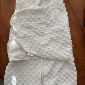 Cream Textured Baby Swaddle